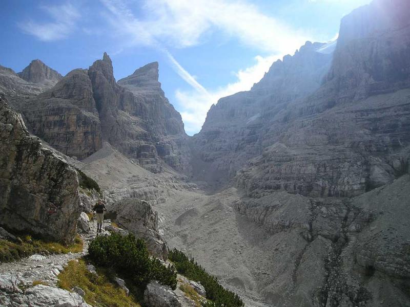 trekking nelle dolomiti rifugio tuckett