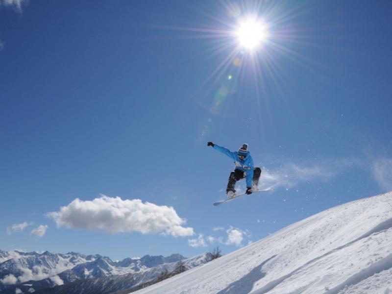 snowboard in val di sole